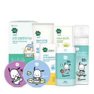 그린핑거 선 모음전 / 선크림 선스틱 클렌징티슈 2EA