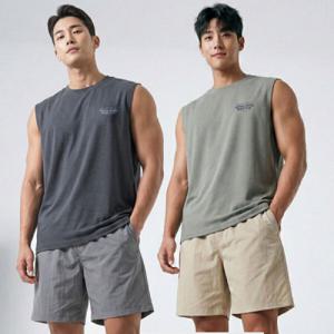 투엘라 남녀공용 트로피컬 기능성 소로나 소재 그래픽 프린트 라운드 나시 티셔츠 (U7SS25)