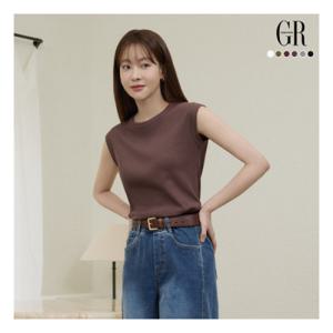 조르쥬 레쉬 26SS 꼼드코튼 블렌딩 캡슬리브 탑 6종