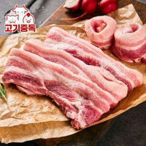 (신선집중) 고기중독 삼겹살 2KG (1KG+1KG) 구이용 보쌈용