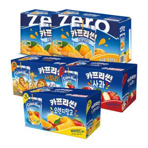 농심 카프리썬 제로 오렌지 20입 +오렌지망고 10개 + 사과 10개 + 사파리 10개