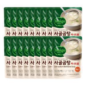 비비고 저나트륨 사골곰탕 500G 18개