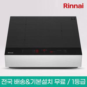 린나이 스탠딩 3구 인덕션 전기레인지 IHM16BS (전국배송+기본설치무료) 케이스높이15cm