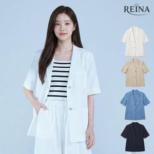 레이나 벨리나 썸머 린넨블렌디드 자켓