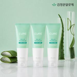 [김정문알로에] 큐어 리알로에 수딩젤 150ml 3개 (정가 75,000원)