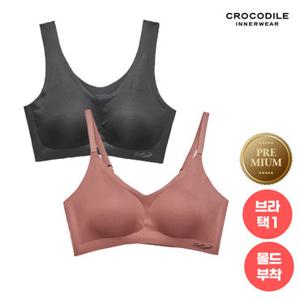 [크로커다일] 프리미엄 모달스킨 스트랩 브라 1종 택 1