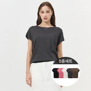 인견캡소매니트5종세트
