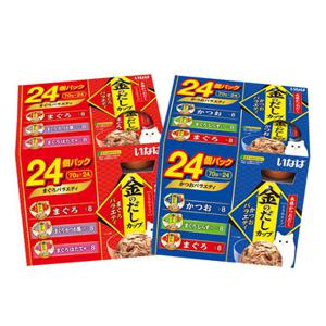 이나바 금빛육수 캔 70g 24개입 버라이어티 고양이간식