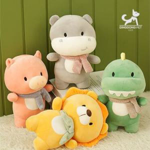 딩동펫 반려동물 동물나라 애착인형 장난감 사자.공룡.양