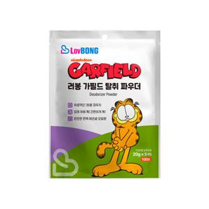 러봉 가필드 디오더라이저 파우더 모래 탈취제 100g(20gx5)