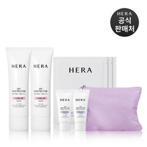 [백화점]헤라[VIP] UV프로텍터 톤업 피치 듀오 SPF50+PA4+ 50ml+50ml