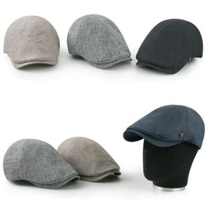 시원한 린넨 그로스 헌팅캡 4color/간절기 여름 남자 신사 모자