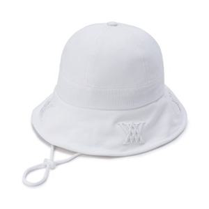 [어뉴골프] 여성 (W) LOGO UNBAL BUCKET HAT_WH