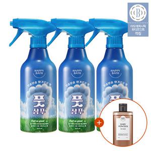해피바스 필쏘굿 풋샴푸 500ml 3입 (+추가증정)