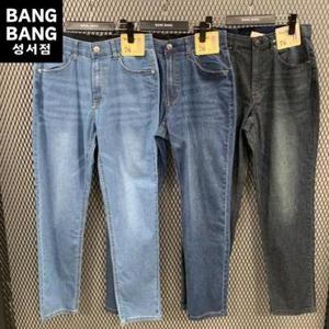 뱅뱅 HC04 남성여름 밑위긴 인밴드 얇은스판청바지 NQL264