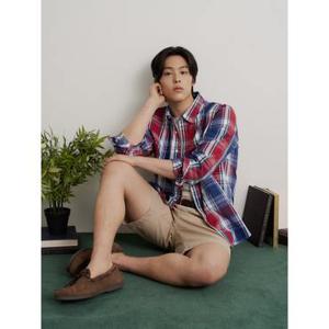 [빈폴멘] 마드라스 체크 셔츠  레드 (BC6564C346)