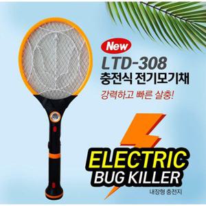 KC인증 전기모기채 휴대용 후레쉬 랜턴 모기채 파리채 모기퇴치