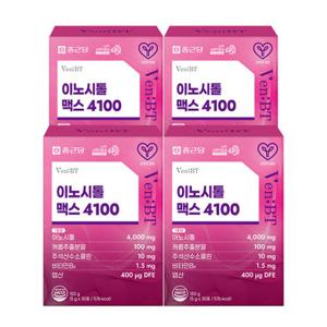 종근당 벤비티 이노시톨 맥스 4100 캐롭추출분말 30포, 4개