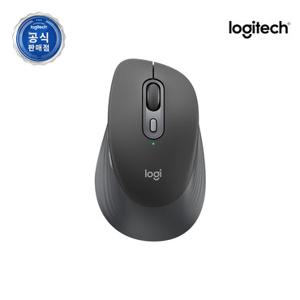 로지텍코리아 공식 M840L 인체공학 무소음 무선마우스 그라파이트