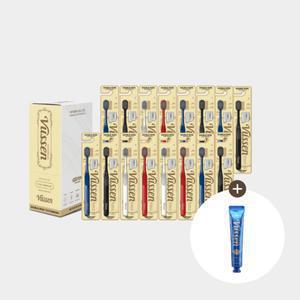 오스템 뷰센 더블와이드 칫솔 16개+뷰센 미니치약40g 증정