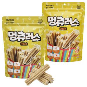 누터스가든 멍츄러스 강아지덴탈껌 덴탈츄 치석제거 강아지껌 10개입 구강관리 150g x 2개