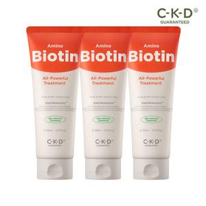 CKD 아미노비오틴 논실리콘 트리트먼트 150ml 3개
