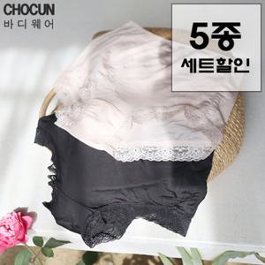 [초끈][5종세트]인견스판레이스팬티
