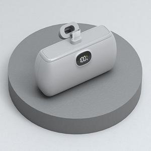 PD20W 고속 초고속 도킹형 스탠드 거치대 C타입 미니 보조배터리 LCD 충전기