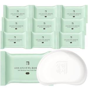 살림백서 소프트 모이스처 세수 비누 100g 10개입 올인원 클렌징