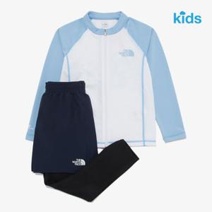 [백화점][노스페이스 키즈]  NJ5JR20 ALL 서프사이드 집업세트 래쉬가드 수영복 NJ5JR209