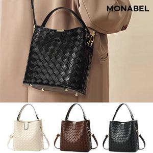 모나벨 [무료배송] 가방 버킷 크로스백 여성 클래식 퀼팅백 가벼운 (노블위빙)