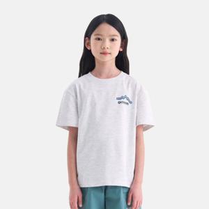 [본사][아웃도어프로덕츠키즈]에센셜 파노라마 반팔티셔츠 (멜란지 화이트) OD262ISS04_MWH