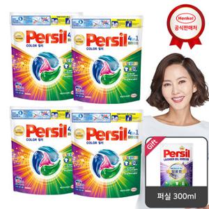 [VIP더블쿠폰] 퍼실 디스크 캡슐세제 38입x4개 컬러 겸용_퍼실 300ml 증정