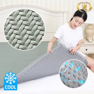 한일의료기 쿨직조원단 3D 에어매쉬 무더위용 시원한매트 쿨매트 (중형)