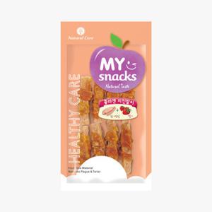 네츄럴코어 콜라겐 치킨말이 딸기 53g 강아지 간식