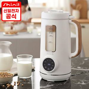 (GS특가+10%쿠폰+상품권) 신일 보이니까 편한 글라스 두유제조기 1200ml 대용량 강화유리 3세대 이유식 죽제조기