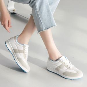 에스유니 미끄럼방지 베이직 여성 키높이 스니커즈 캐주얼 운동화 골프화 4cm