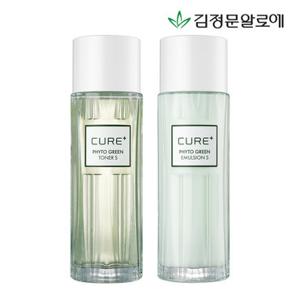 [김정문알로에] 큐어 피토그린 토너 130ml+에멀젼 130ml (정가 90,000원)