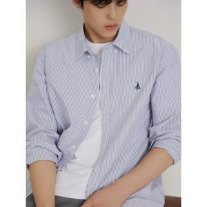 [26SS 30% OFF][빈폴멘] 시어서커 스트라이프 셔츠 블루 (BC6364C18P)