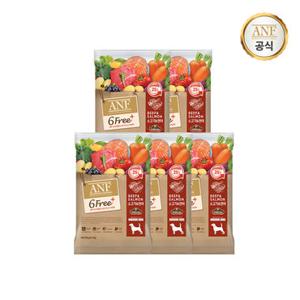 [우리와] [체험딜] ANF 식스프리플러스 독 소고기&연어 40g x5개