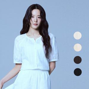 [백화점][폴햄]여성) 레이스 반팔 블라우스 PHG2WC2176