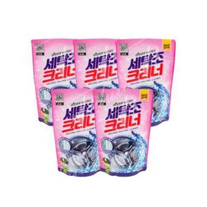 세제찌꺼기제거 산도깨비 세탁조크리너 세탁기청소 5P