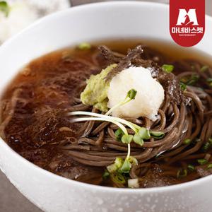 [마녀바스켓] 프리미엄 메밀소바 10인 밀키트(메밀면10+소스10+와사비10+갈은무10)