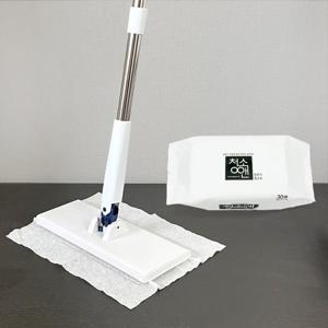 클립톡 참쉬운 밀대 청소기 + 정전기포 30매 원터치 밀대