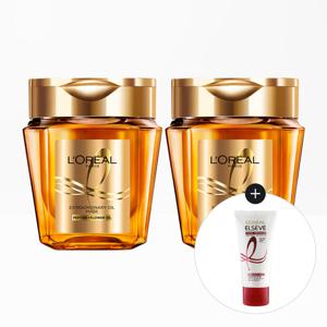 [로레알파리] 엑스트라오디네리 오일 실크 마스크 팩 250ml 2개+TR5 헤어팩 50ml