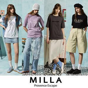 [밀라]26SS 피그먼트 티셔츠 4종(여)