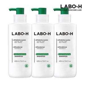 라보에이치 탈모증상완화 샴푸 400ML 3입(민감더마/두피쿨링/두피강화)