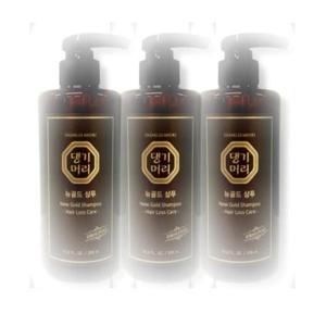 댕기머리 뉴골드 샴푸 500ml 3개