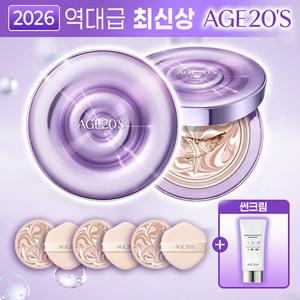 [26년 최신상] 에이지투웨니스 앰플 팩트 본품 2개+리필3개+선크림