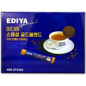 [해핑] 코스트코 이디야 스페셜 골드블렌드 4400g(11g x 400개) 믹스 스틱 커피 리치크레마